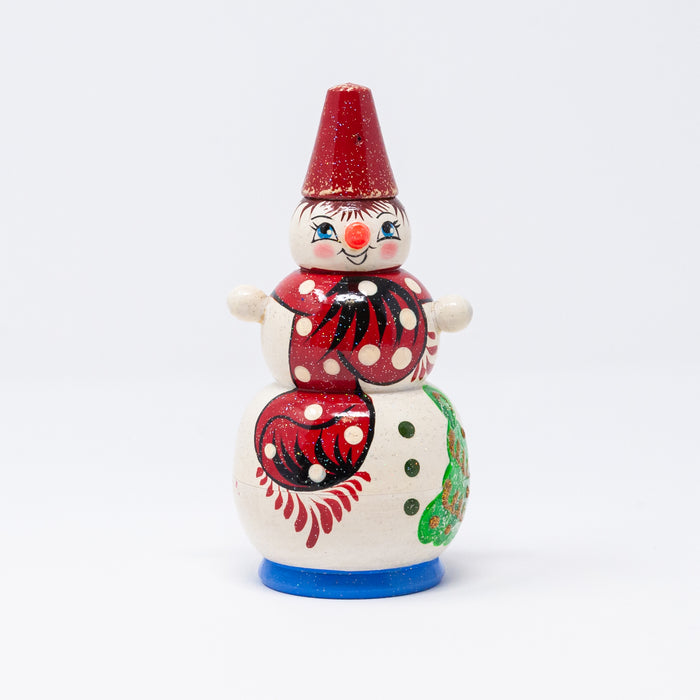 Snowman with Santa and a Christmas Tree (Multiple Colour Options)