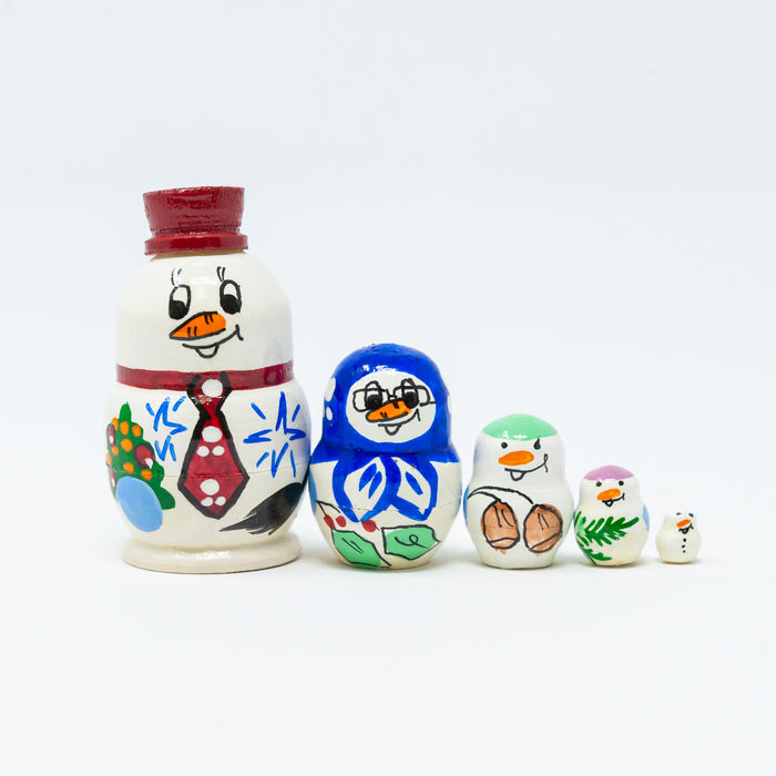 Mini Snowman Family (Multiple Colour Options)