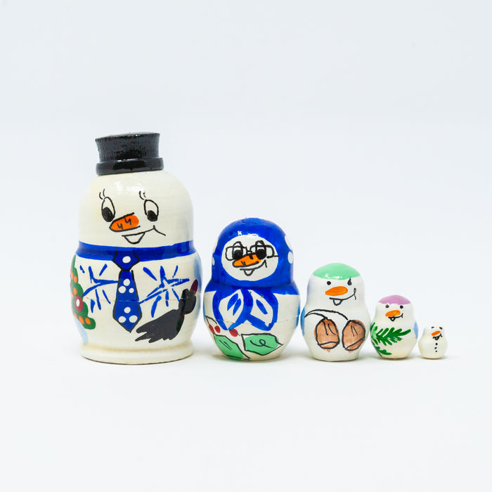 Mini Snowman Family (Multiple Colour Options)