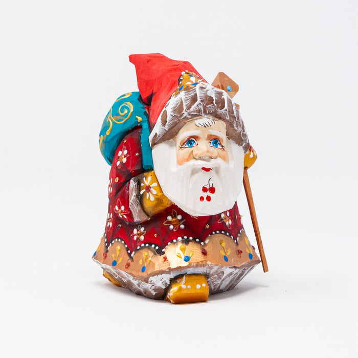 Hand-carved  Grandfather Frost Figurine Multiple Colours and Designs Option
