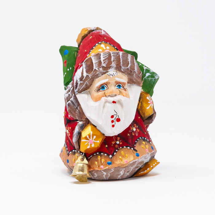 Hand-carved  Grandfather Frost Figurine Multiple Colours and Designs Option