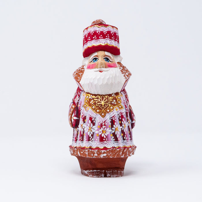 Hand-carved  Grandfather Frost Figurine (Multiple Colour Options)