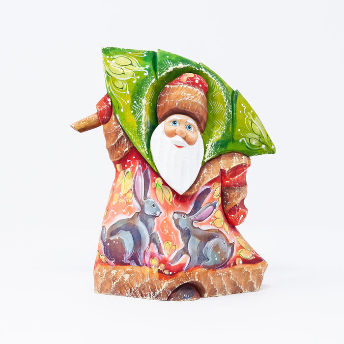 Hand-carved  Grandfather Frost Figurine
