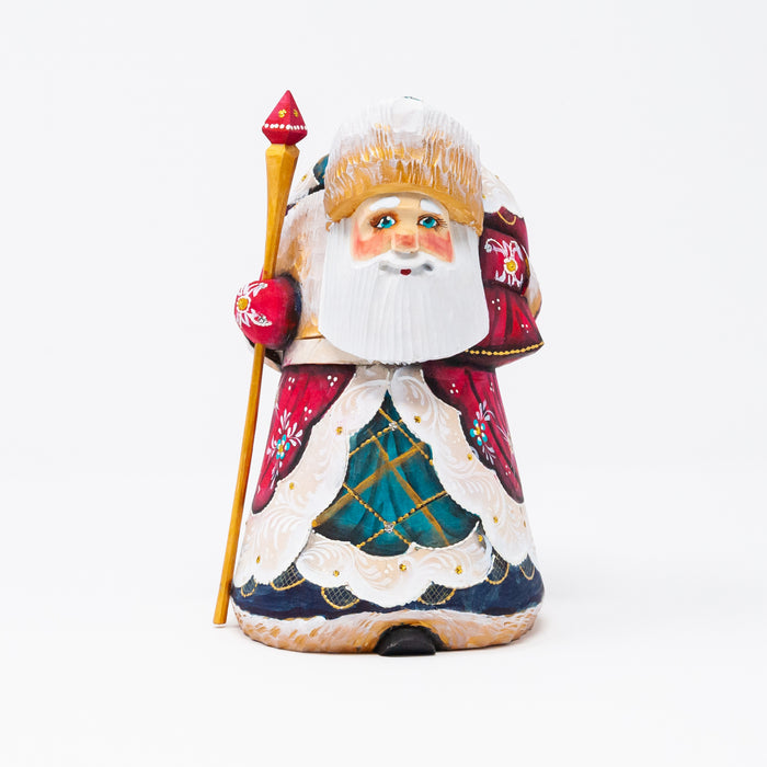 Hand-carved  Grandfather Frost Figurine
