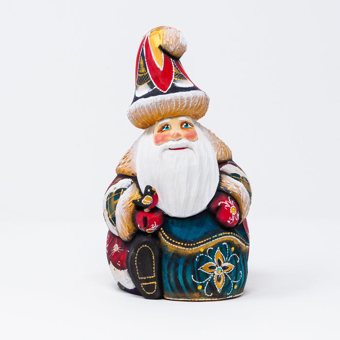 Hand-carved  Grandfather Frost Figurine