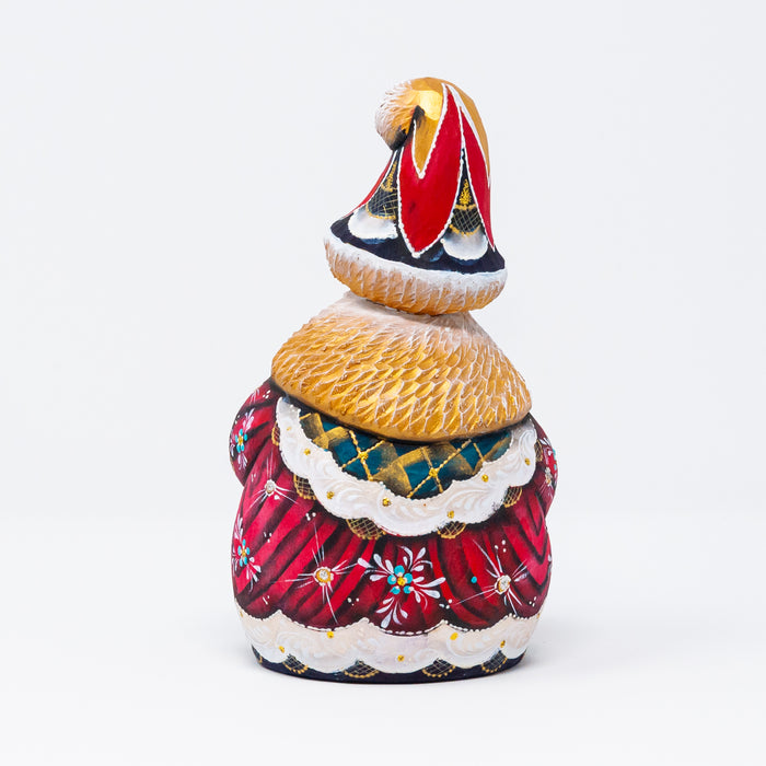 Hand-carved  Grandfather Frost Figurine