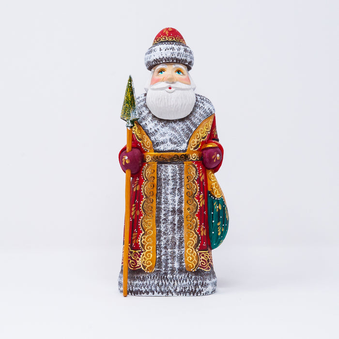 Hand-carved  Grandfather Frost Figurine