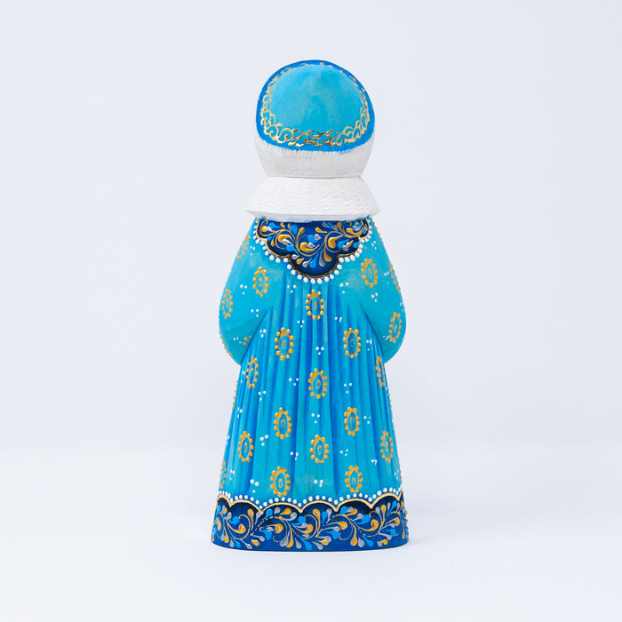 Hand-carved   Snegurochka (Snow Maiden)