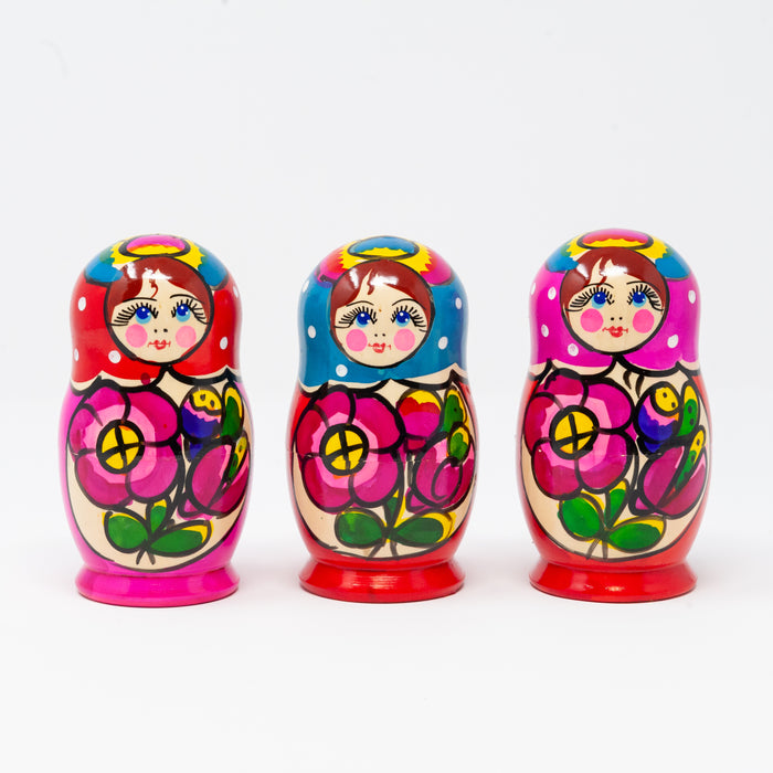 Traditional Polkhovsky Maidan Doll – Set of 5 (Multiple Colour Options)