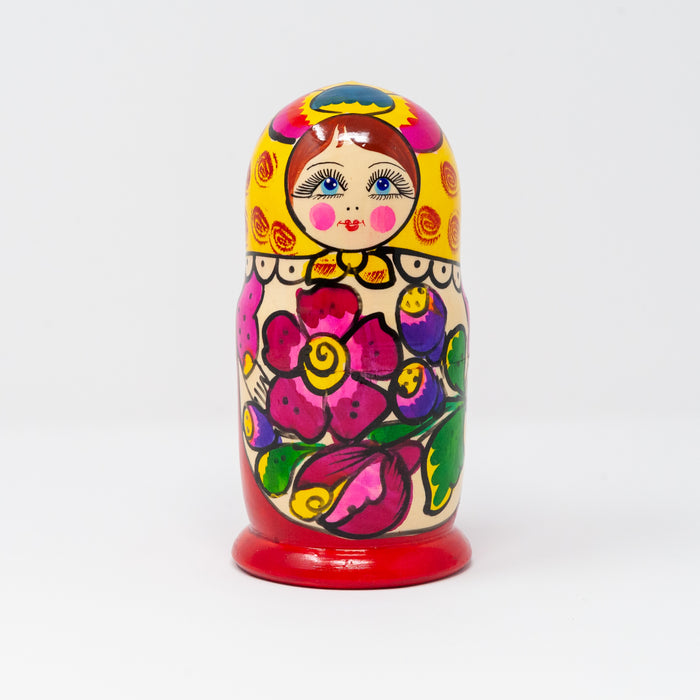 Traditional Polkhovsky Maidan Doll – Set of 5 (Multiple Colour Options)