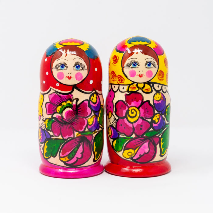 Traditional Polkhovsky Maidan Doll – Set of 5 (Multiple Colour Options)