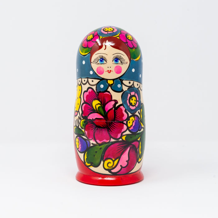 Traditional Polkhovsky Maidan Doll – Set of 5 (Multiple Colour Options)