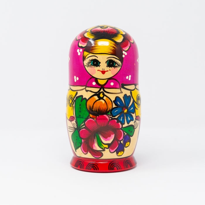 Traditional Polkhovsky Maidan Doll – Set of 5 (Multiple Colour Options)