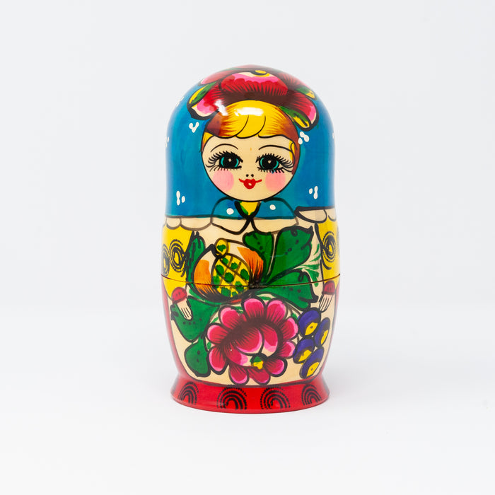 Traditional Polkhovsky Maidan Doll – Set of 5 (Multiple Colour Options)