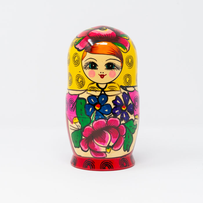 Traditional Polkhovsky Maidan Doll – Set of 5 (Multiple Colour Options)