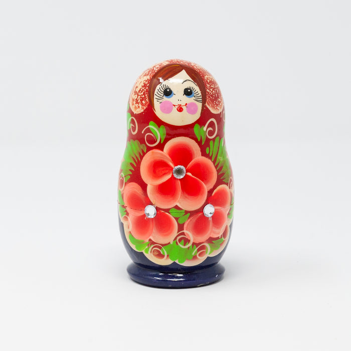 Floral Folk Artisan Doll – Set of 5 (Multiple Colour Options)