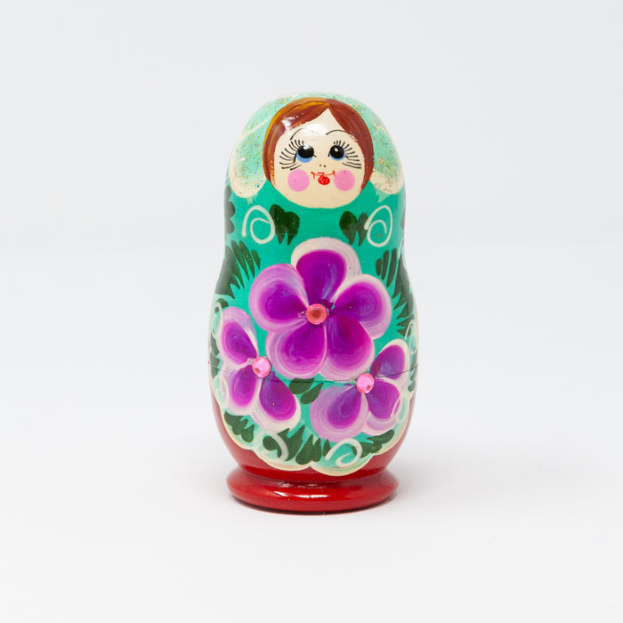 Floral Folk Artisan Doll – Set of 5 (Multiple Colour Options)