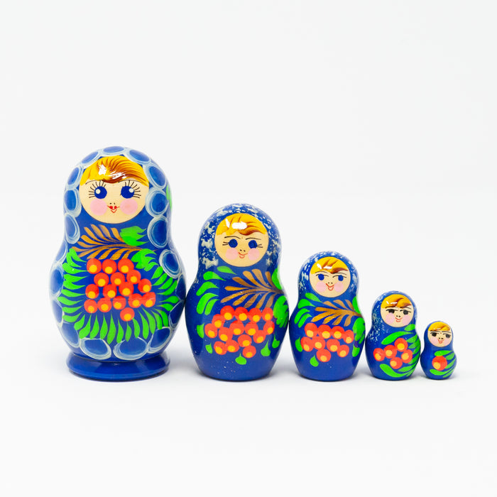 Rowan Berry Folk Artisan Doll – Set of 5 (Two Colour Options)