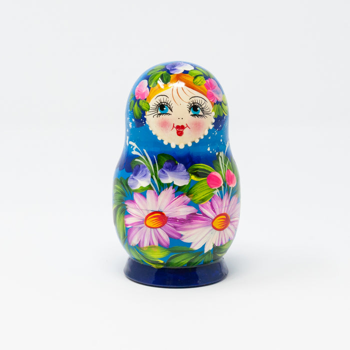 Folk Artisan Floral Doll – Set of 5 (Multiple Colour Options)