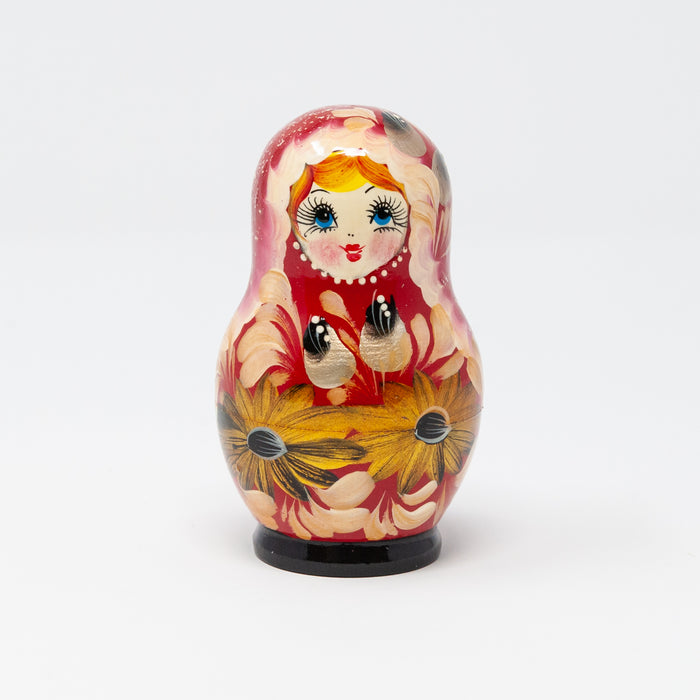 Pastel Floral Folk Artisan Doll – Set of 5 (Multiple Colour Options)