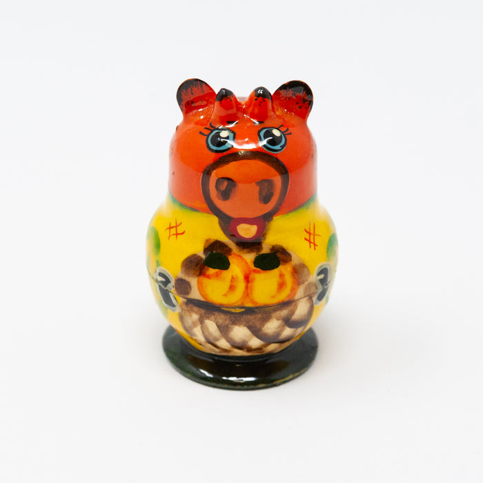 Mini Brown Cow – Set of 5