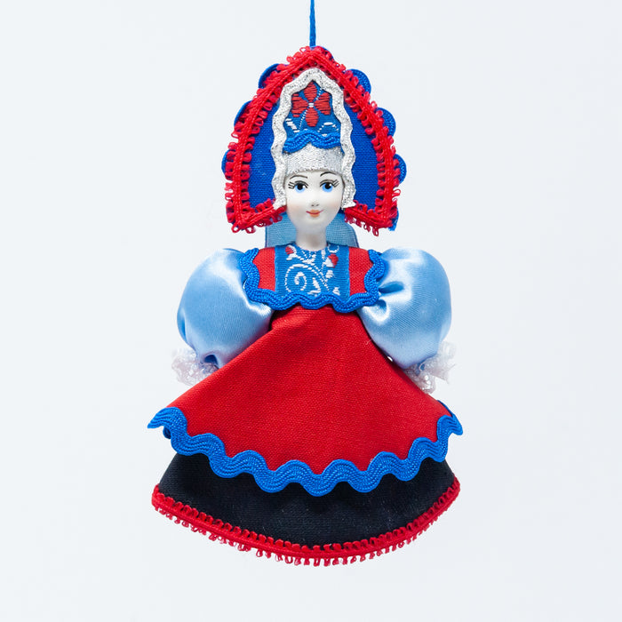 Russian Costume Doll Ornament