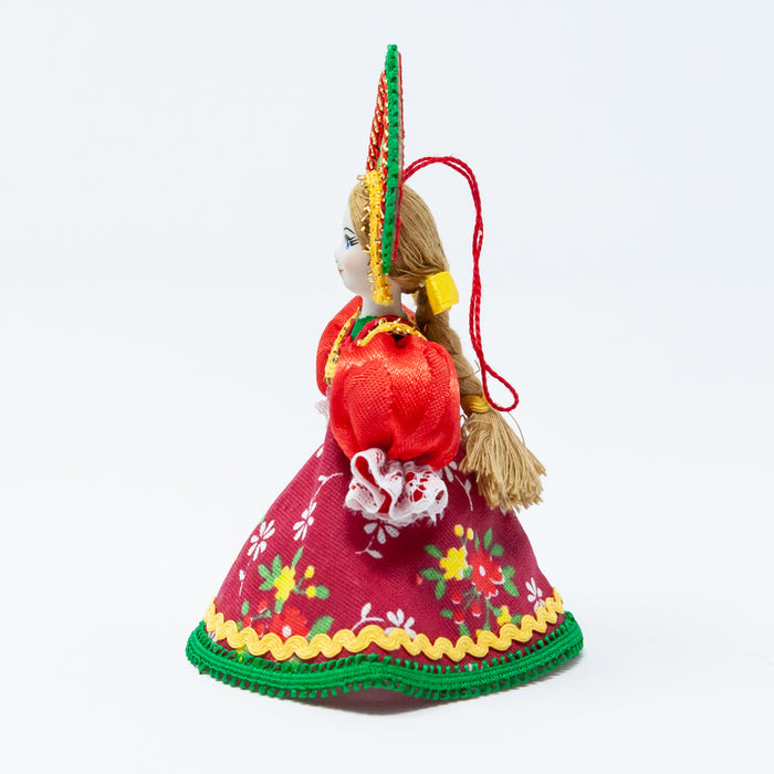 Russian Costume Doll Ornaments (Red Colour Palette)