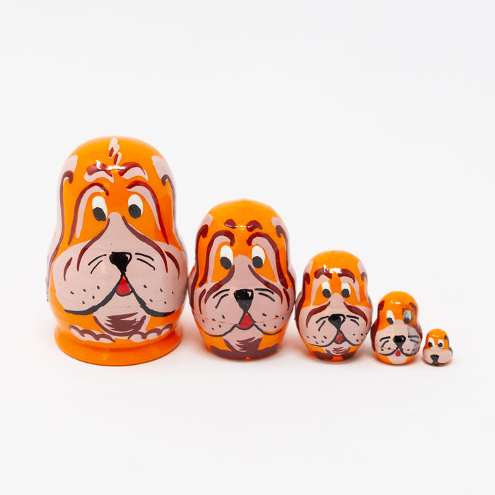 Mini Red Dog – Set of 5