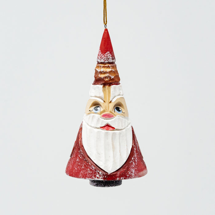 Hand-carved Conical Grandfather Frost Ornament