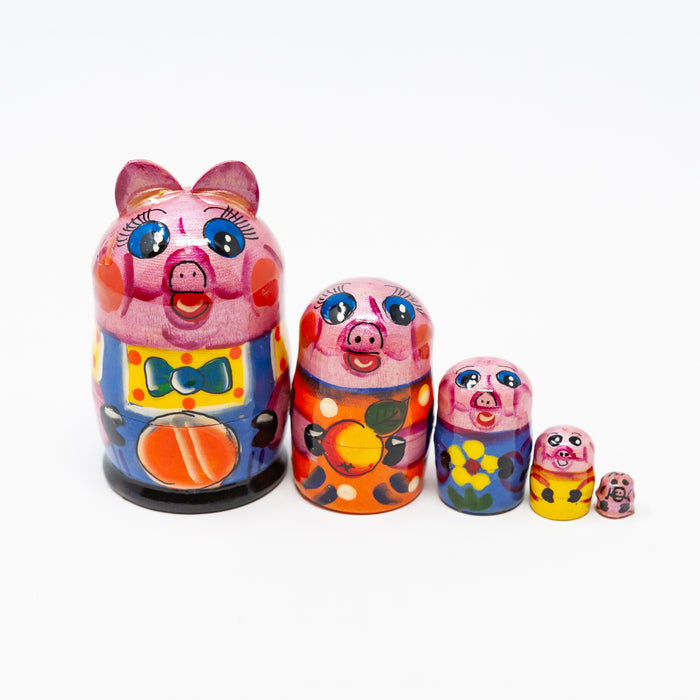 Mini Pig – Set of 5 Multiple Designs