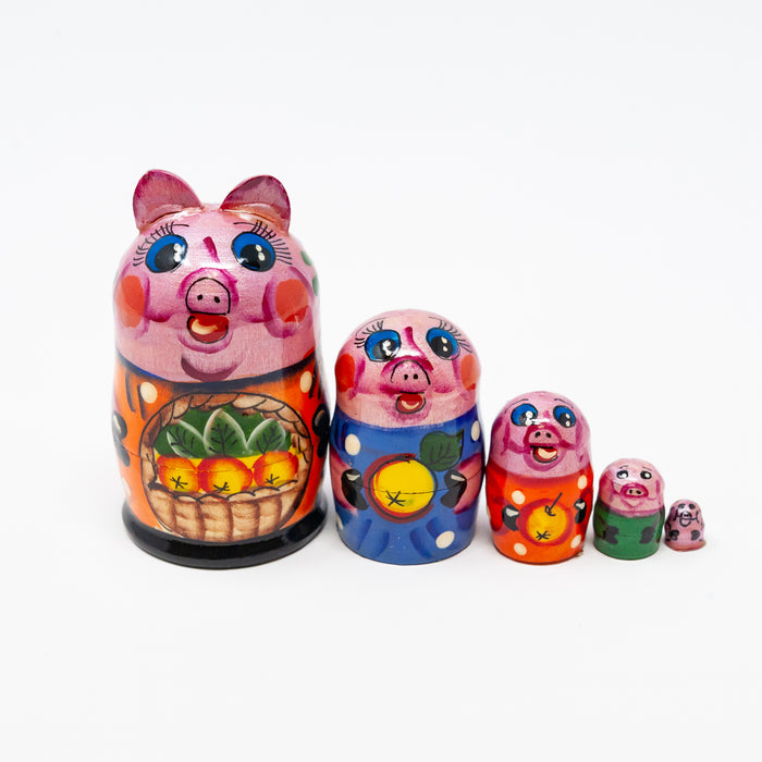 Mini Pig - Set of 5 Multiple Designs