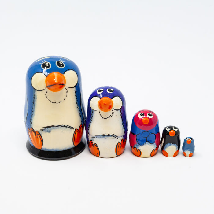 Mini Blue Penguin – Set of 5