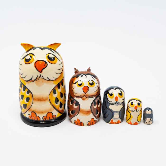 Mini Owl – Set of 5 (Two Colour Options)