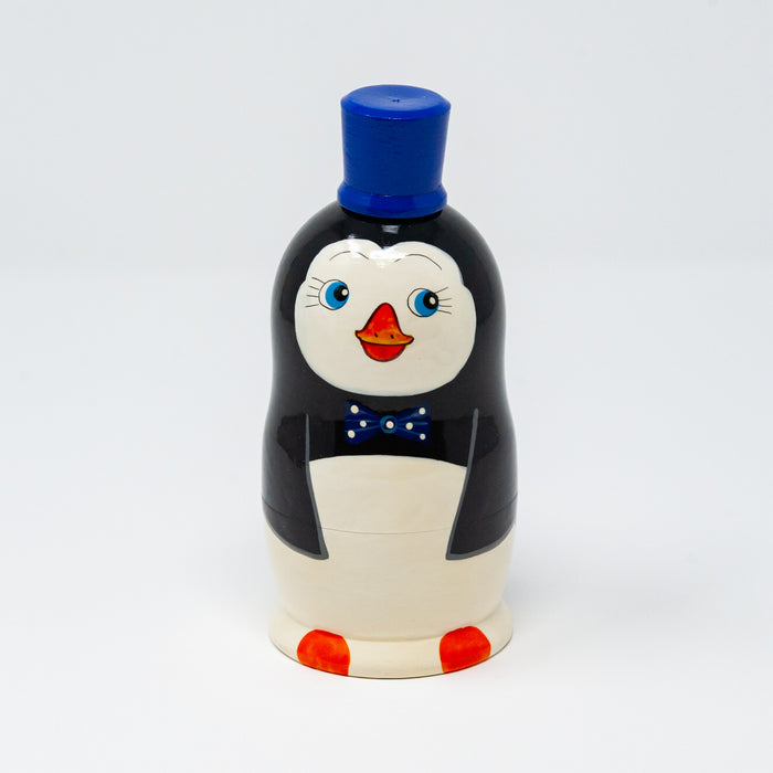 Penguin in a Top Hat – Set of 5 (Two Colour Options)