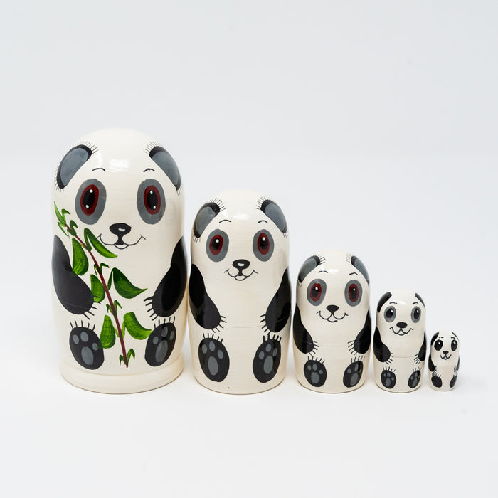 Panda Bear Family – Set of 5