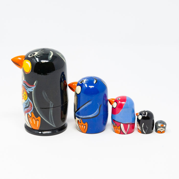 Black Penguin Family – Set of 5