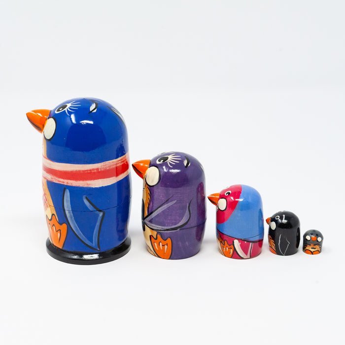 Blue Penguin – Set of 5