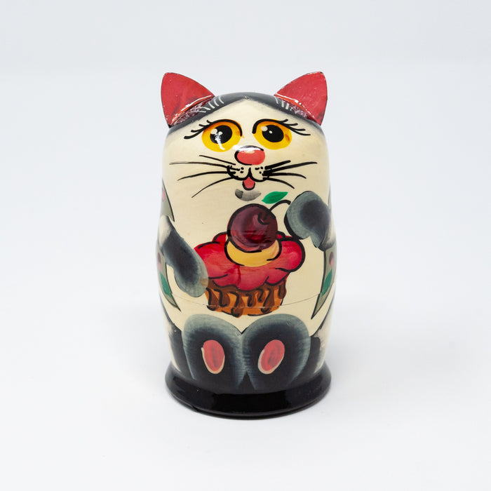 Cat with Cake – Set of 5 (Small)
