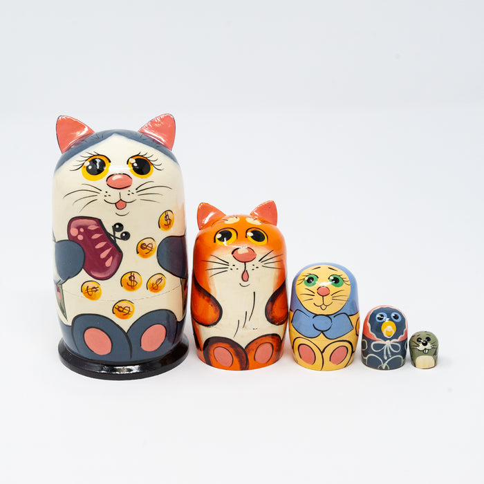 Money Cat – Set of 5