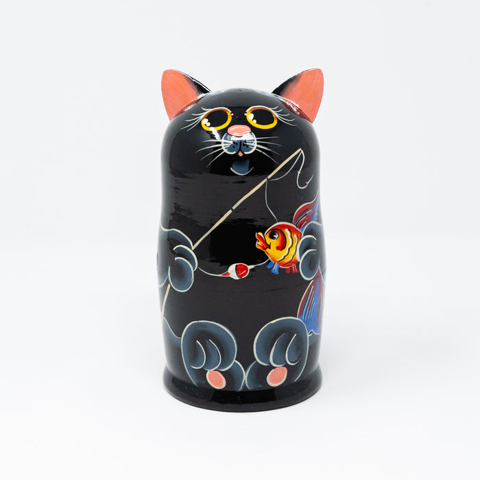 Black Cat Family – Set of 5 (Large)