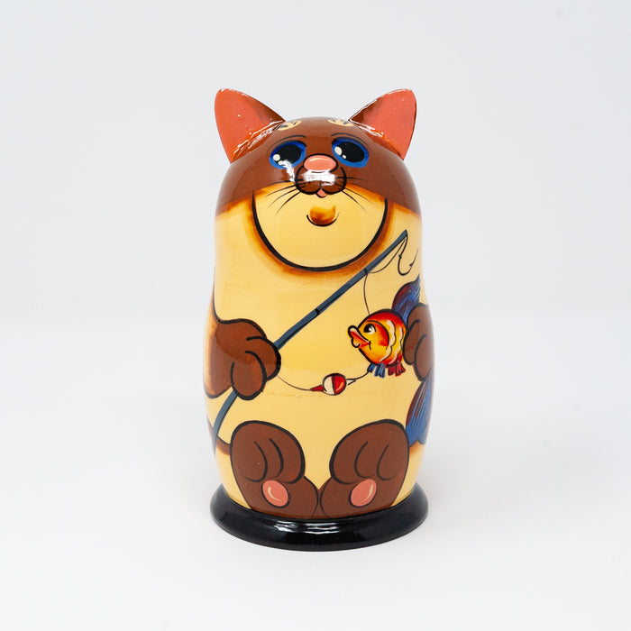 Siamese Cat Family – Set of 5 (Large)