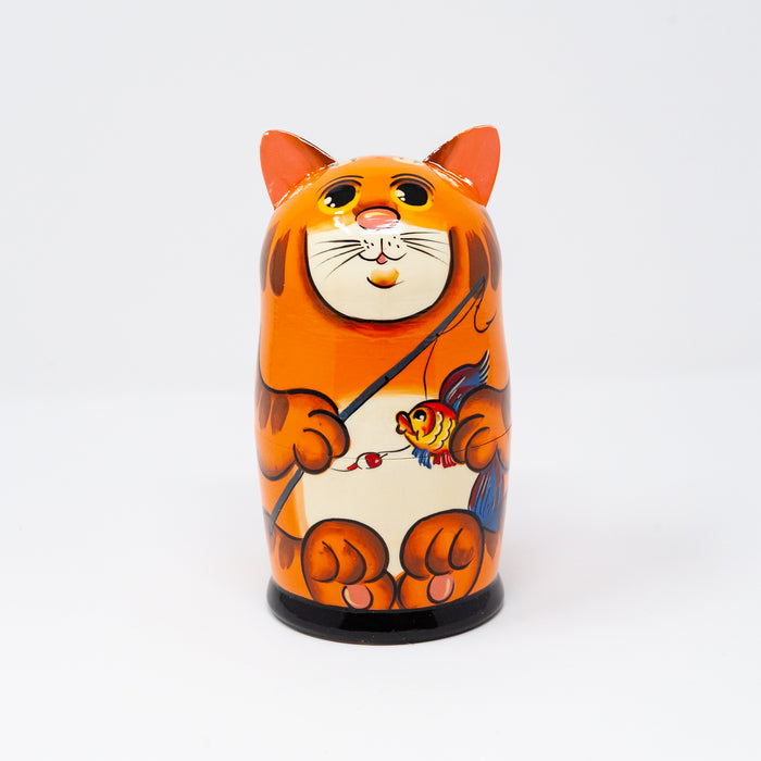 Red Cat Family – Set of 5 (Large)