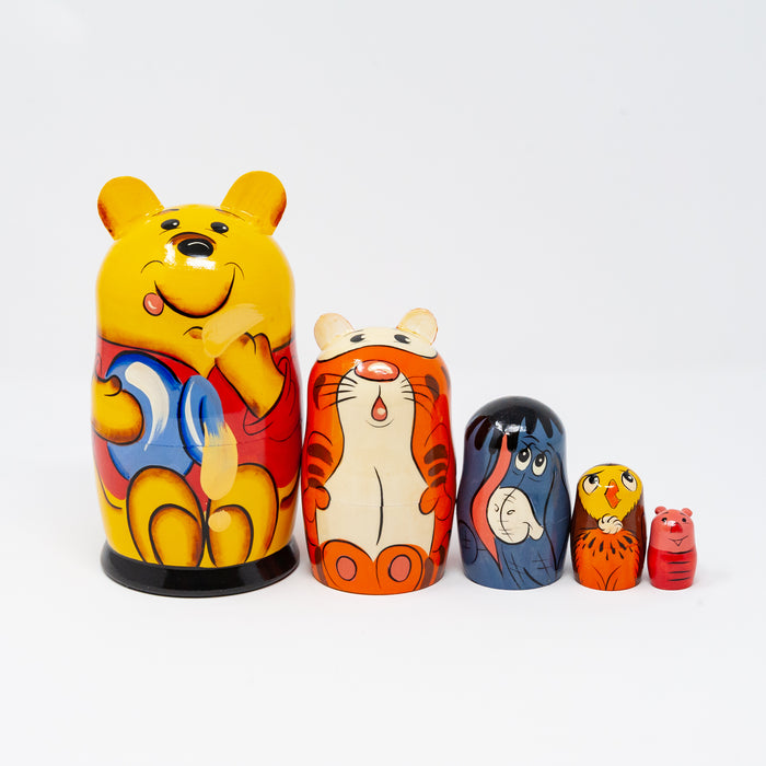 Large Winnie-the-Pooh with Friends – Set of 5