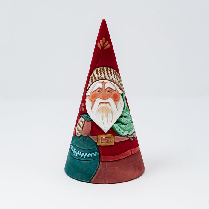 Hand-carved  Conical Grandfather Frost (Two Design Options)