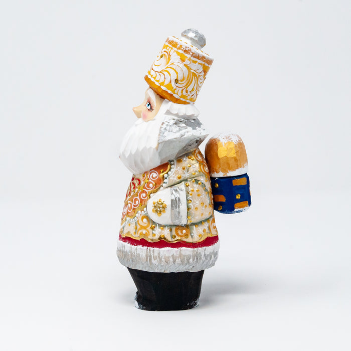 Hand-carved  Grandfather Frost Figurine (Multiple Colour Options)