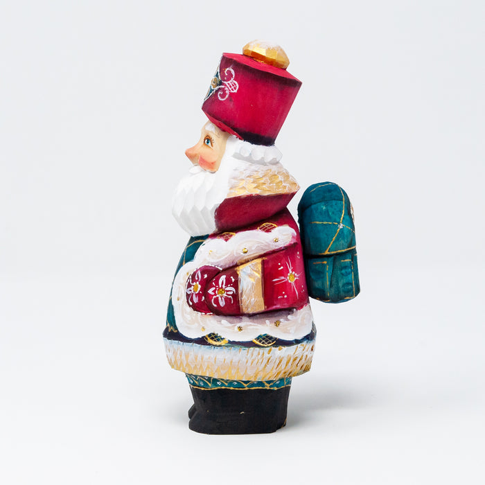 Hand-carved  Grandfather Frost Figurine (Multiple Colour Options)