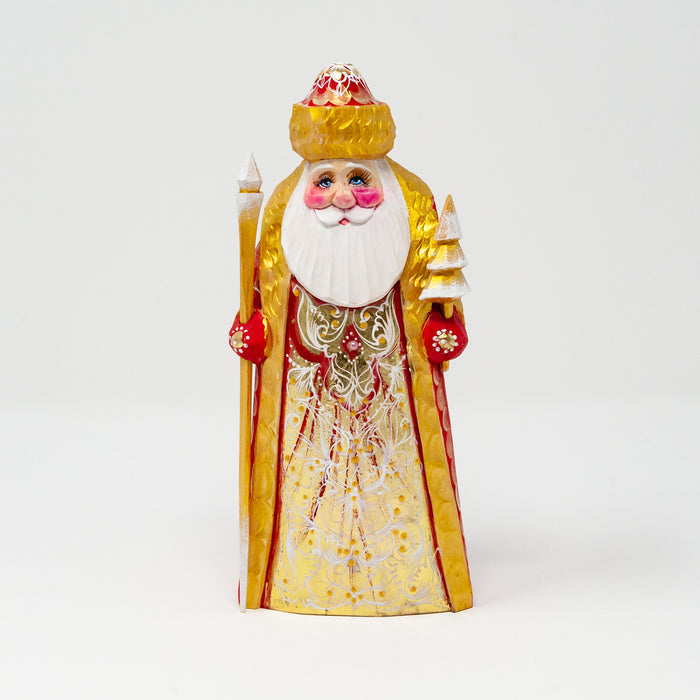 Hand-carved  Grandfather Frost Figurine (Two Colour Options)