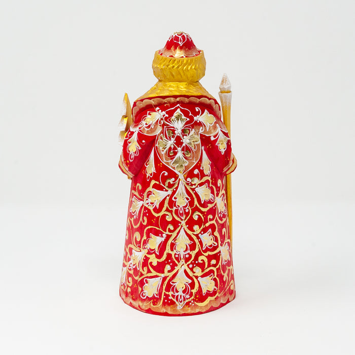 Hand-carved  Grandfather Frost Figurine (Two Colour Options)