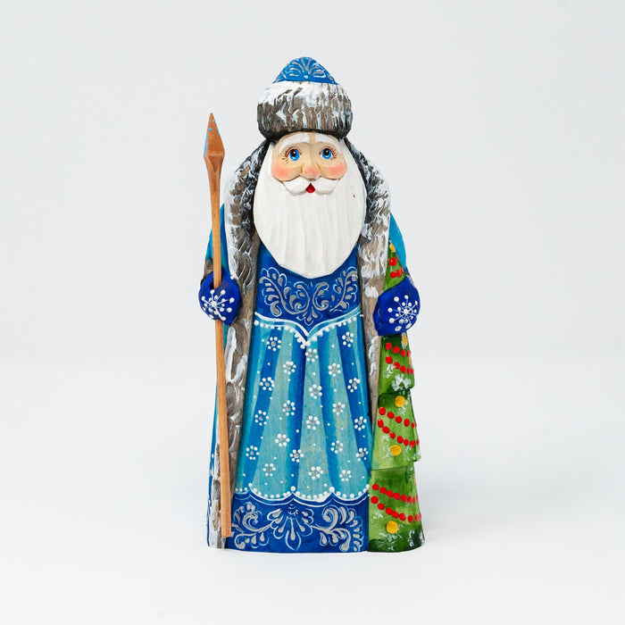Hand-carved  Grandfather Frost Figurine (Multiple Colour Options)