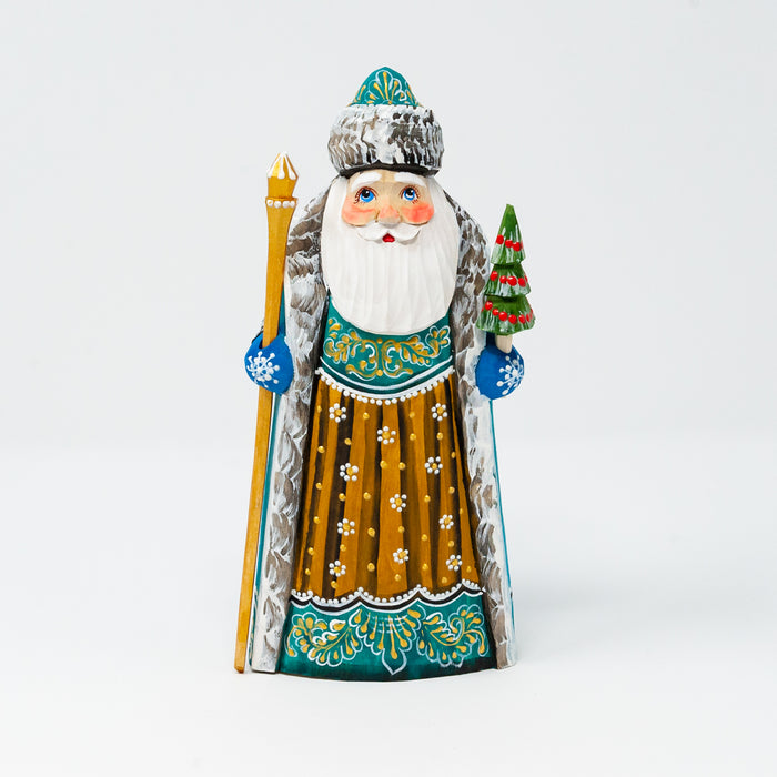 Hand-carved  Grandfather Frost Figurine (Multiple Colour Options)